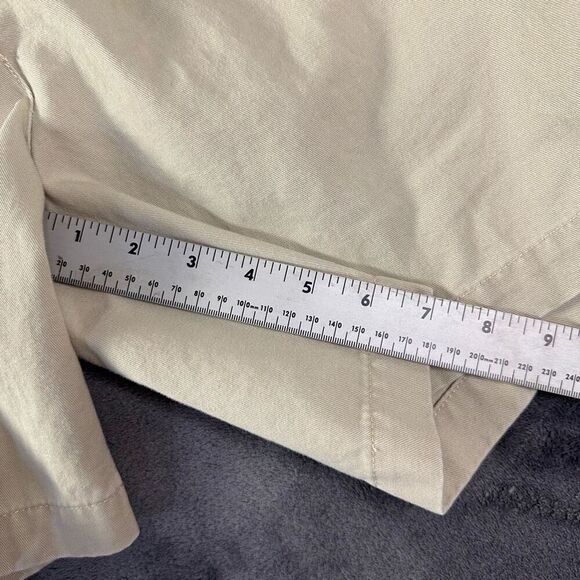 VTG Tommy by Tommy Hilfiger Pleated Chino Baggy Shorts Womens 10 Beige Preppy - Picture 8 of 10